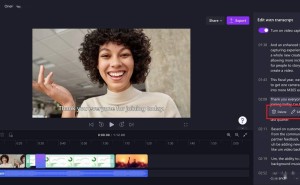 微软Clipchamp新功能：AI转录助力视频剪辑更便捷！