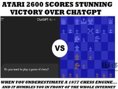 ChatGPT竟败给48年前游戏机，国际象棋水平遭质疑！