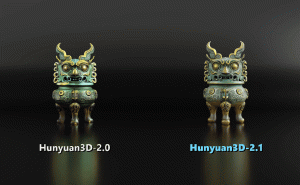 腾讯混元3D 2.1大模型全链路开源，工业级3D生成迎来新突破！