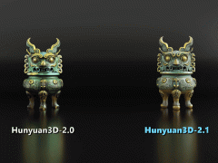 腾讯混元3D 2.1大模型全链路开源，工业级3D生成迎来新突破！