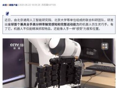 我国科研团队研发出仿生灵巧手：能精准抓取，还能“感受”力度