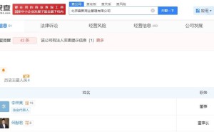 何猷君入主北京寰聚商业，接替王思聪成新任董事长