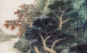 张大千笔下的山水秘境：《巨然晴峰图》赏析