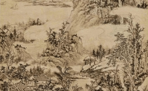 髡残的泼墨艺术：墨色飞舞间，山水意境自现
