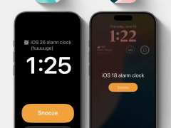 iOS 26闹钟界面大改，前苹果工程师担忧：并排大按钮或增加误触风险