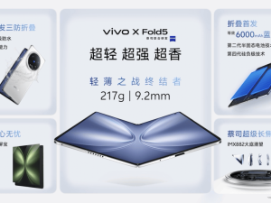 vivo X Fold5刷新轻薄极限，全球首款三防折叠屏手机震撼发布