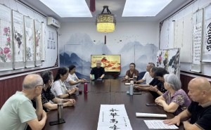 廊坊馨境界社区书画班十年庆，七•一书画展尽显老有所乐风采
