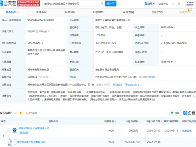 雪天盐业投资成立货运港口公司