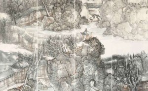 刘晨光山水画展京城启幕：海岱烟雨间，艺术生活情