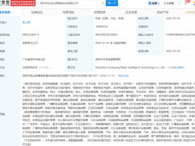 海尔智家投资成立智能科技公司，注册资本1亿元