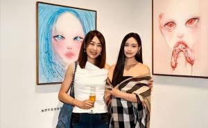 小S二女儿画展引热议，吴宗宪缺席原因直言不讳，阿雅订画显人情味