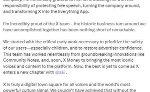 X平台CEO琳达·亚卡里诺宣布离职，马斯克旗下社交平台再引关注