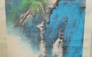 张大千泼墨山水巨制：笔墨交融，尽显天地灵气与文人风骨！