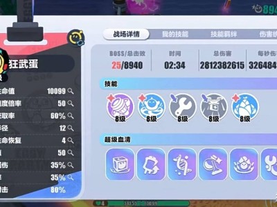 狂武蛋狂暴技能揭秘：5秒无敌增伤翻倍，前期BOSS战神器