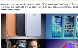 iPhone17系列前瞻：超薄Air、新增橙色及无折痕折叠机引关注