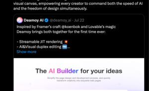 Deamoy 开启邀请制内测，一句话生成全栈应用