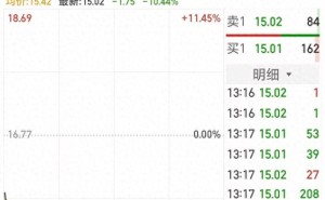 世名科技董事长上任不足一年被留置，公司股价大跌超10%