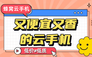 蜂窝云手机：实惠之选，性能不俗，云端体验新升级