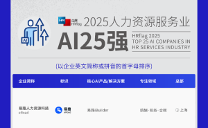 易路引领AI HR新纪元，荣登2025人力资源服务业AI 25强榜单！