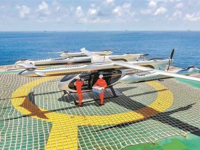 我國(guó)eVTOL“凱瑞鷗”海上石油平臺(tái)運(yùn)輸首飛成功！