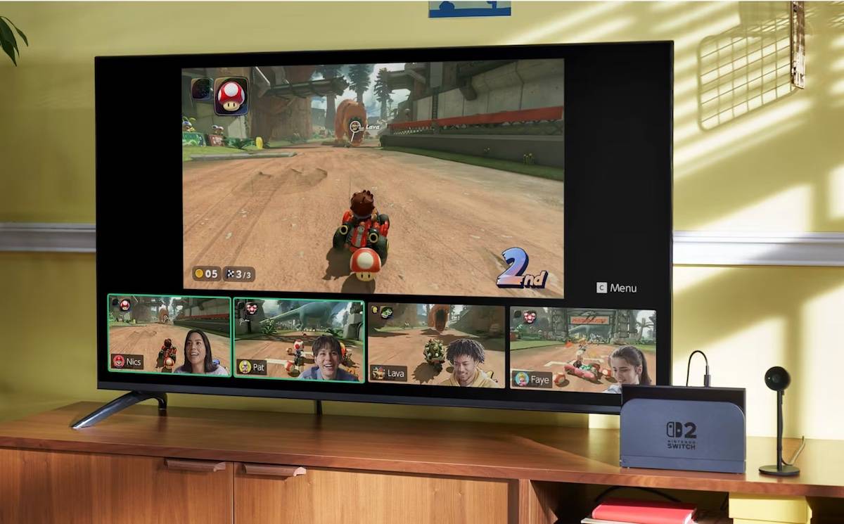 Switch 2的GameChat游戏聊天功能