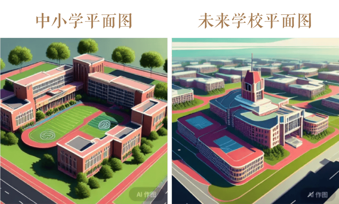 传统学校设计示意图
