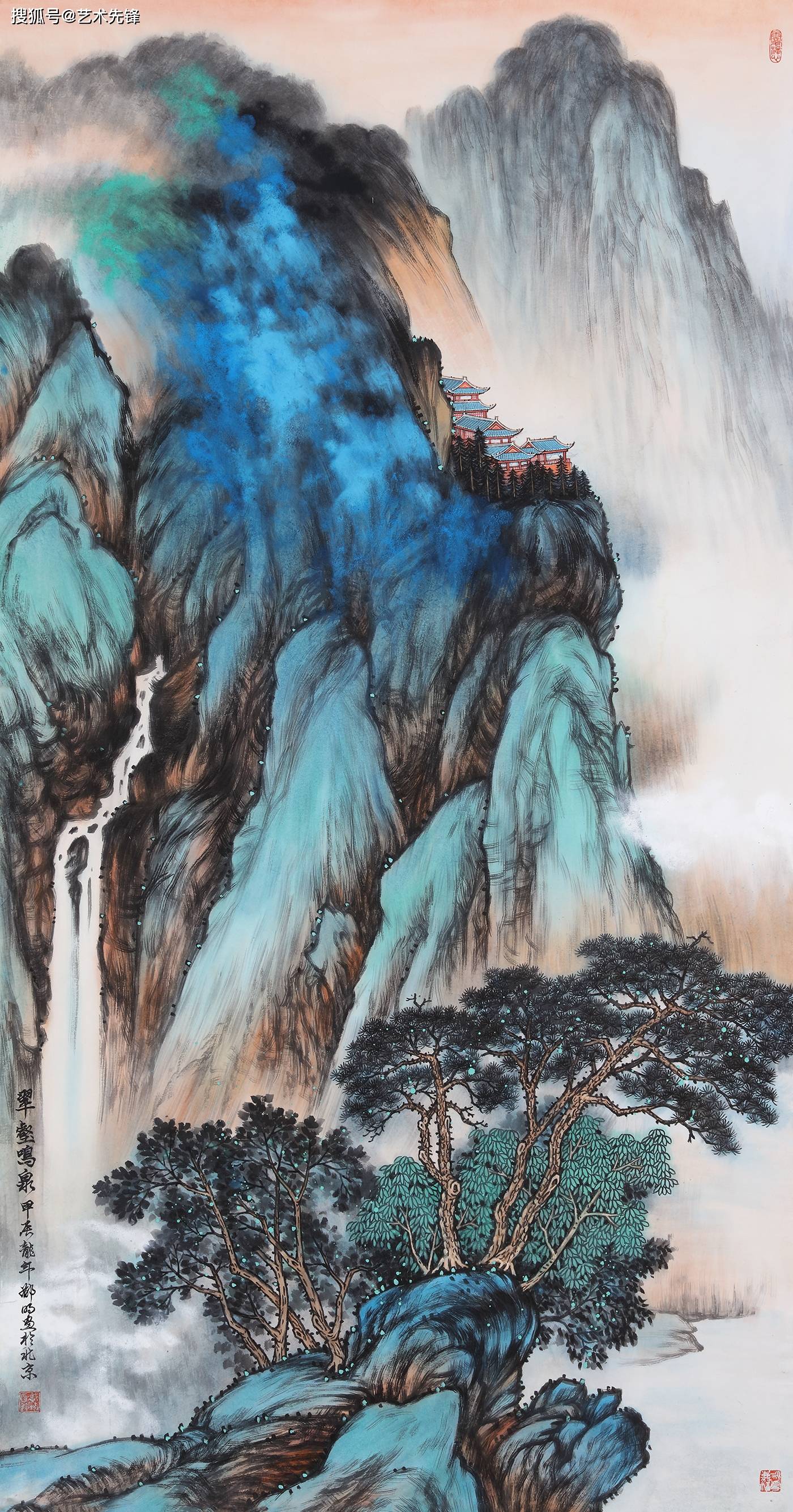 戴郁明山水画作品