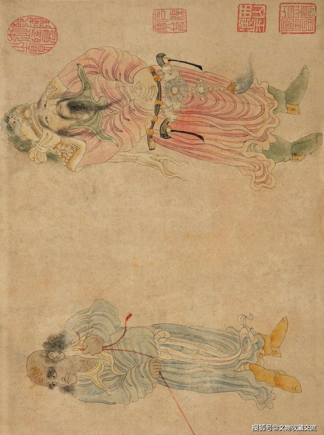 钱选《杨妃上马图》美国弗利尔美术馆藏