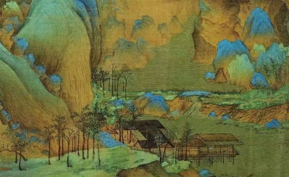 王希孟《千里江山图》局部