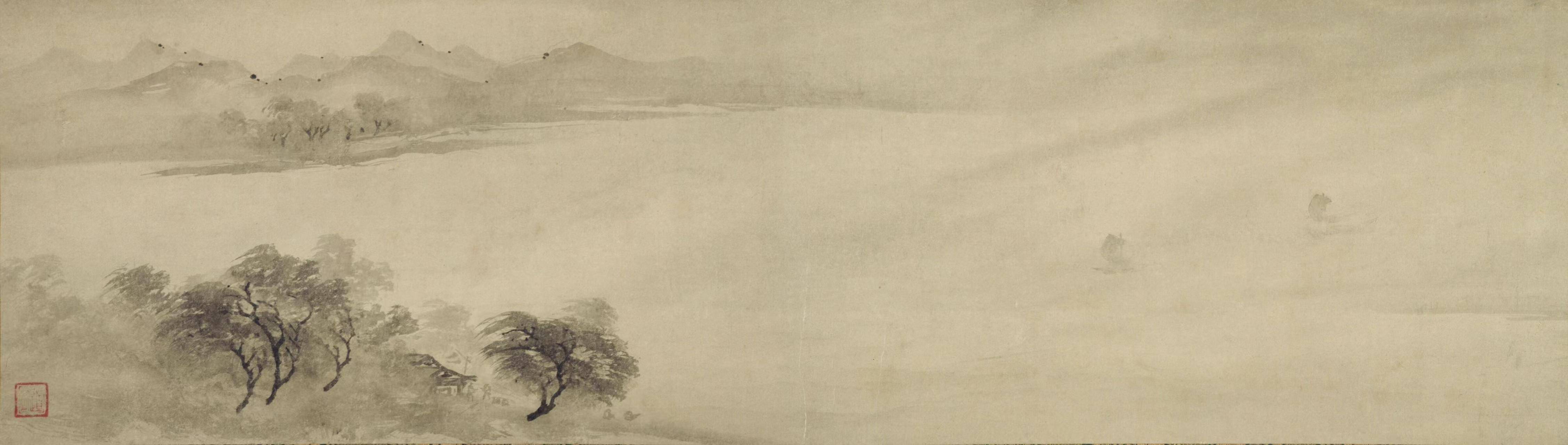 牧溪《潇湘八景》局部（二）