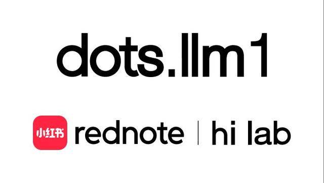 dots.llm1模型开源公告图