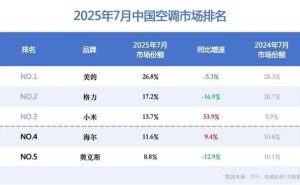 小米空调线上销量超越格力，卢伟冰：坚实提升能力，追求高质量增长