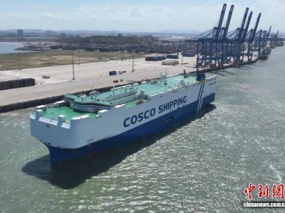 泉州新能源汽車“出?！毙峦ǖ溃L裝輪首航歐洲