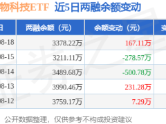 纳指生物科技ETF融资净买入超百万，融资融券余额涨至3378万