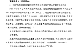 前妻炮轰新董秘：A股可靠股份人事任命风波再起