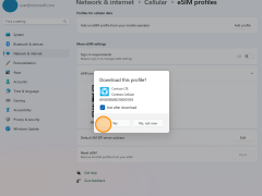 微软2026年将停用Windows系统Mobile Plans应用，eSIM配置将整合进系统设置