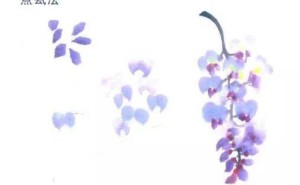 国画艺术探秘：如何绘制绚烂紫藤，绽放四季之美？