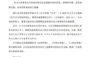 永安药业董事长陈勇留置解除，生产经营回归正轨