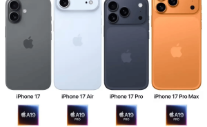 苹果iPhone 17系列配置大升级：内存起步256GB，后摄高达4800万像素