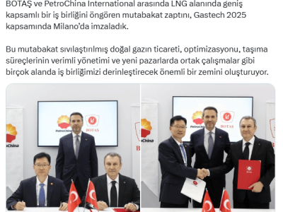 ​土耳其BOTAŞ与中石油携手，LNG领域全面合作新篇章开启！​
