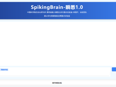 中国“瞬悉1.0”类脑脉冲大模型发布，以少量数据实现高效运行，速度远超传统模型
