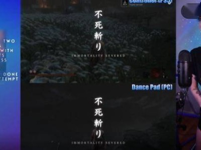 美女游戏主播实力惊人！手脚并用双开《只狼》成功双杀最终BOSS
