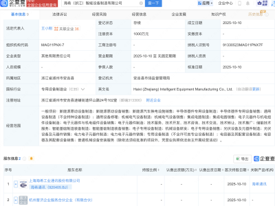 海希通讯等成立新公司，含集成电路业务