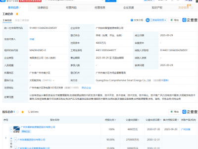 广州发展成立综合智慧能源公司，含站用加氢业务