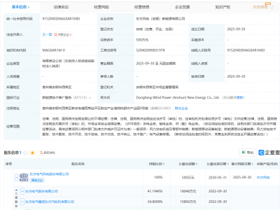 东方电气成立风电新能源公司