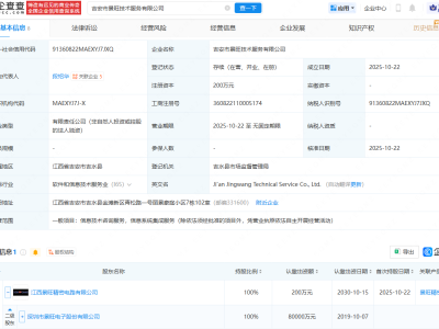 景旺电子投资成立技术服务公司