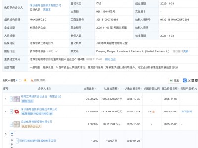 佑驾创新等在丹阳新设投资合伙企业