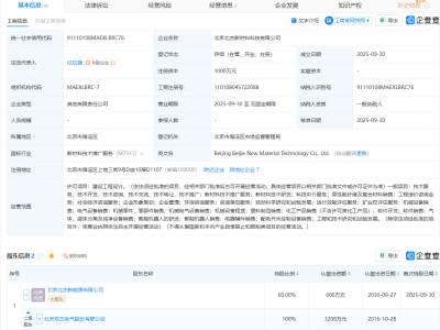 双杰电气等成立新材料科技公司，含智能机器人业务