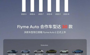 魅族Flyme Auto合作车型销量飙升 累计销量直逼200万辆大关
