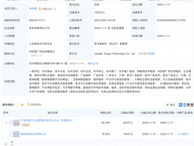 山子高科等成立新公司，含物联网相关业务